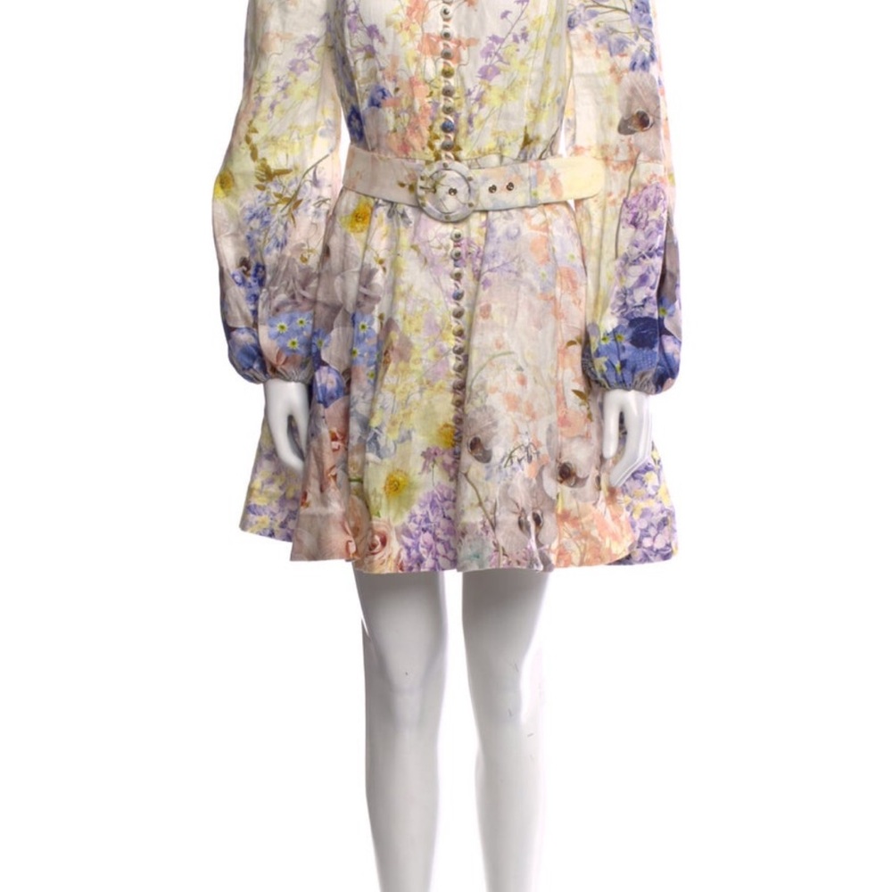 Zimmermann White Linen Dress